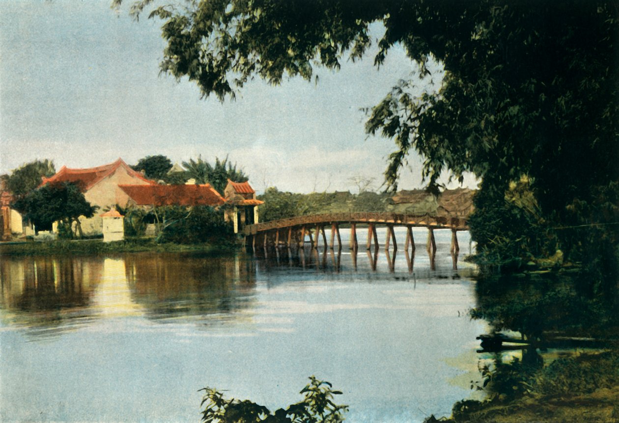 Ha Noi. Den lilla sjön, Hanoi. Den lilla sjön, 1900. av Unbekannt