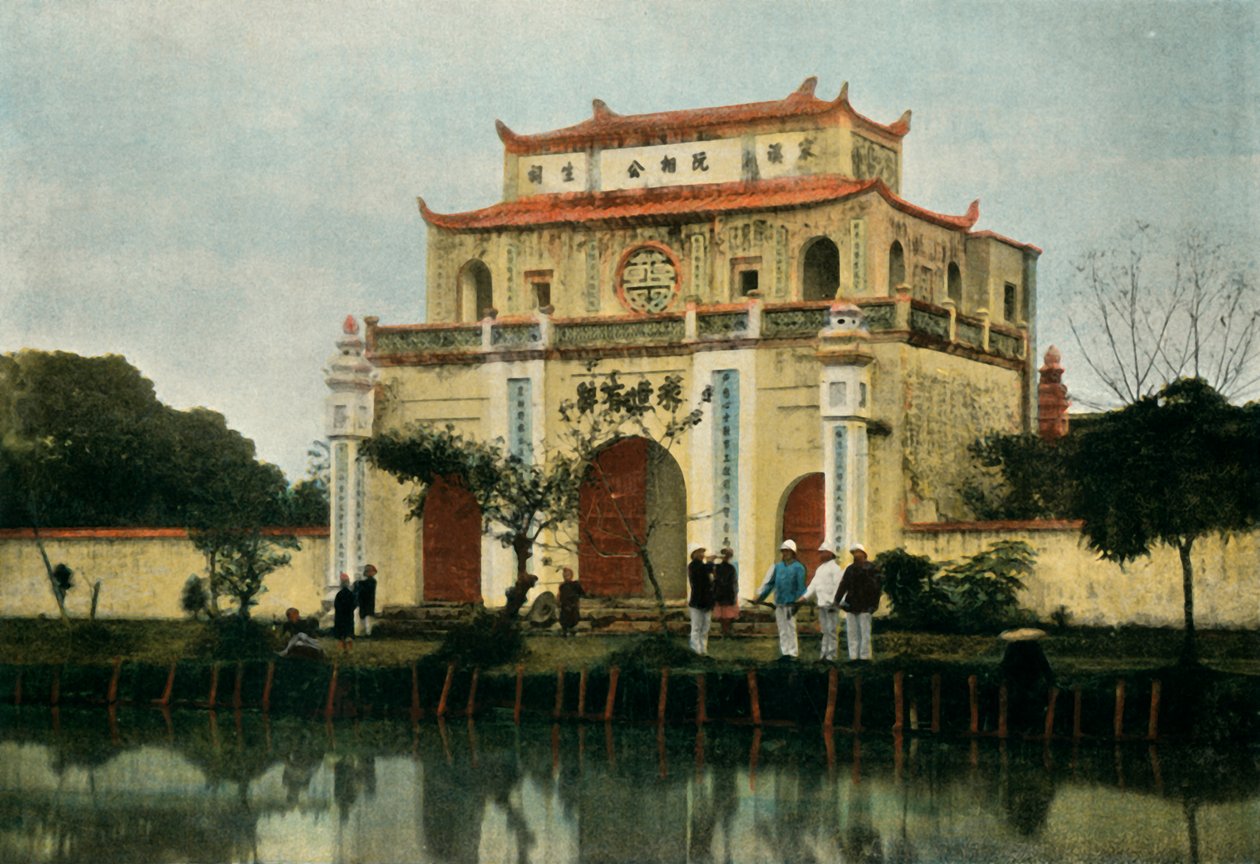 Hanoi. Pagode Du Kinh Luoc, Hanoi. Kinh Luoc Pagoda, 1900. av Unbekannt