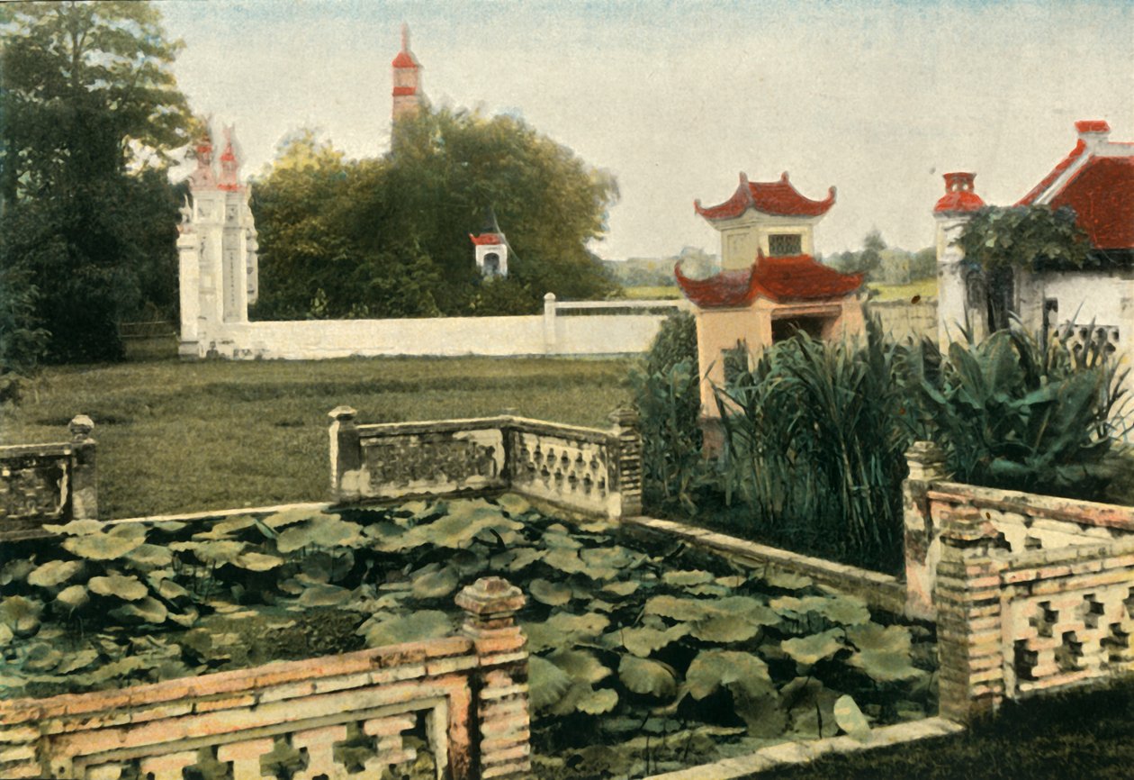 Ha Noi. Brush Pagoda, Hanoi. Syfte Thap Pagoda, 1900. av Unbekannt