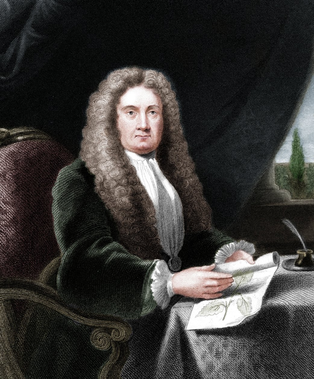 Hans Sloane, engelsk läkare och naturforskare av Unbekannt