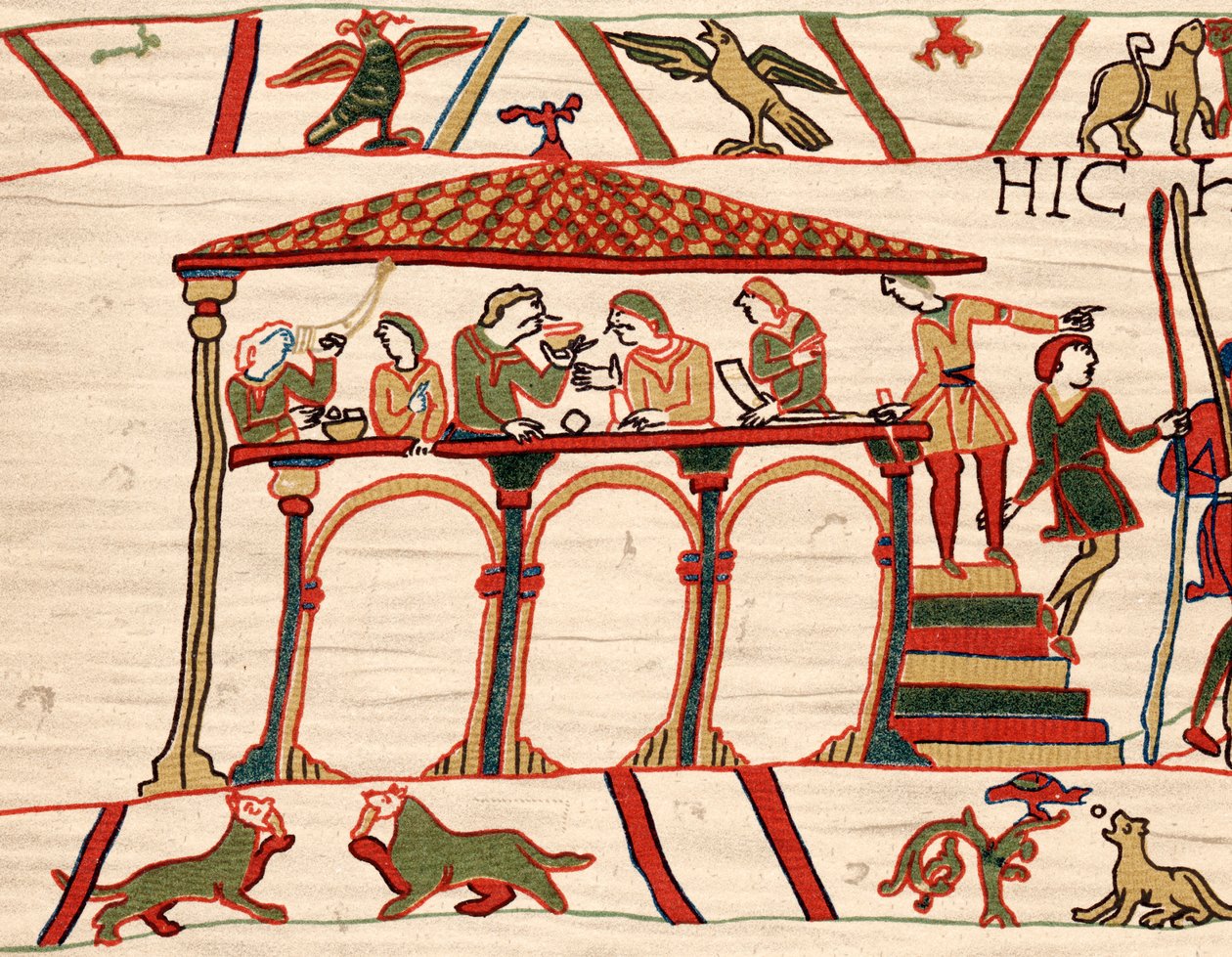 Harold II, sista anglosaxiske kungen av England, 1066 1070-talet av Unbekannt