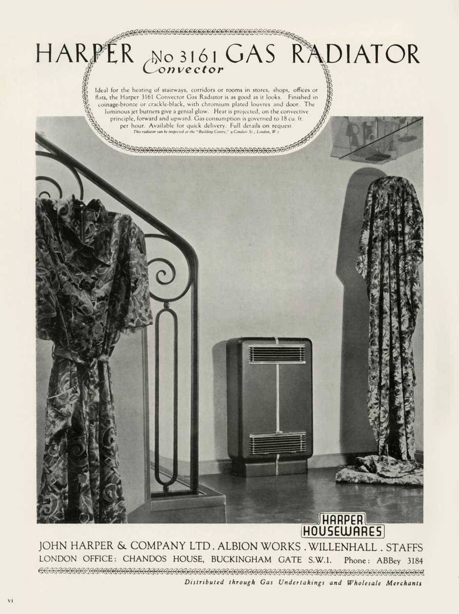 Harper No 3161 Convector Gas Radiator - Harper Housewares, 1949. av Unbekannt