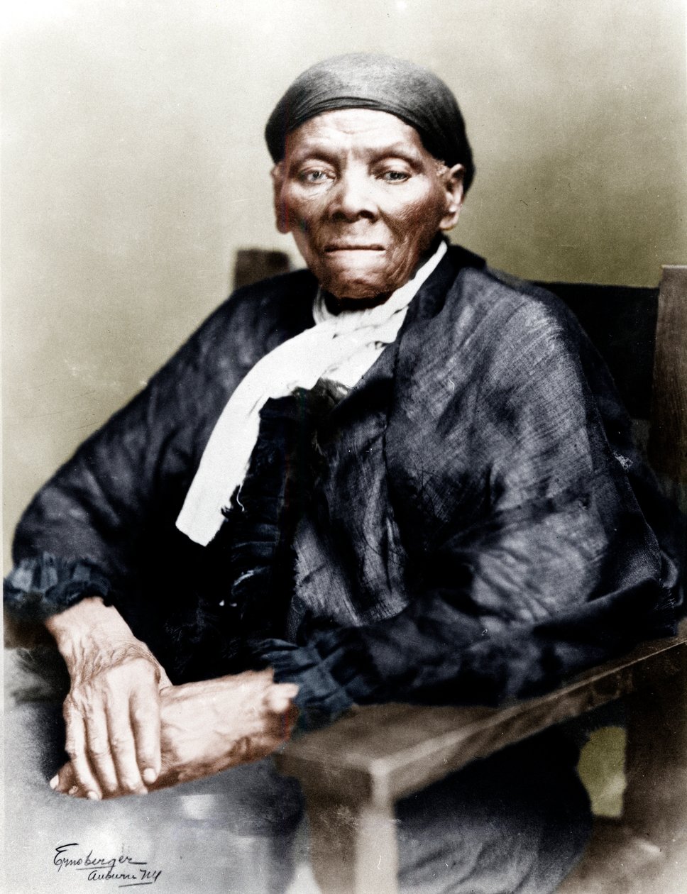 Harriet Tubman, amerikansk antislaveriaktivist, ca 1900 av Unbekannt