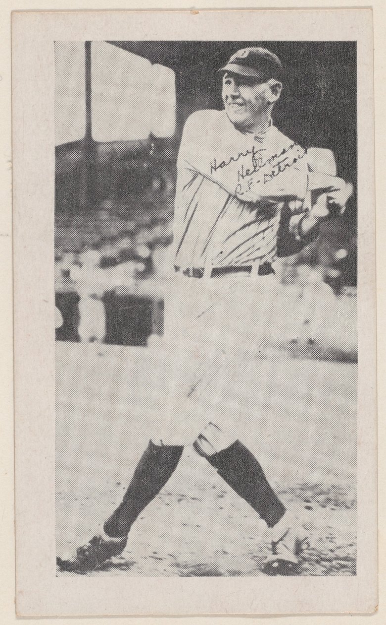 Harry Heilmann, R.F, Detroit, från Baseball strip cards W575-2, ca. 1921-22. av Unbekannt