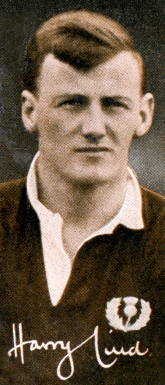 Harry Lind 1906-1986, skotsk internationell rugbyspelare, 1935 av Unbekannt