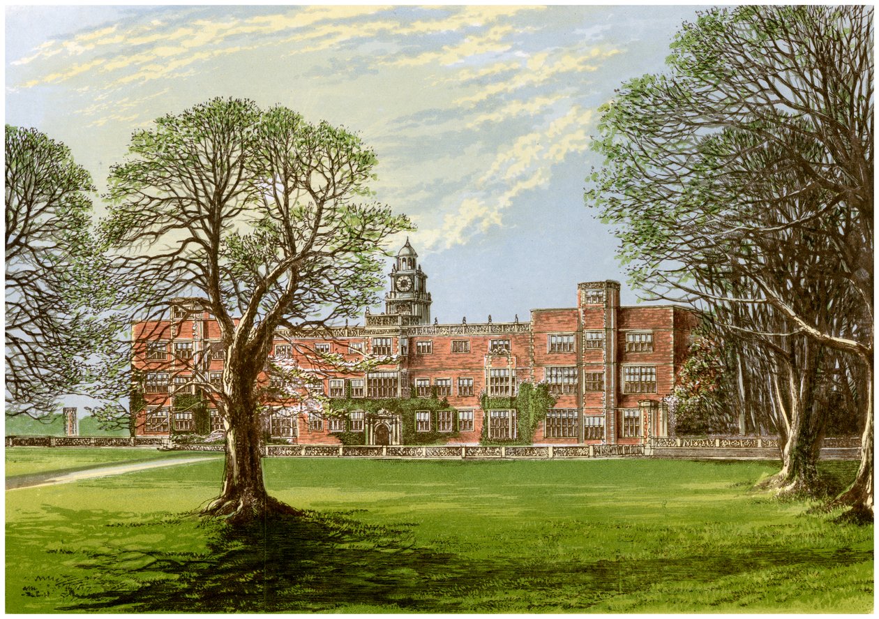 Hatfield House, Hertfordshire, hem för markisen av Salisbury, 1880 av Unbekannt