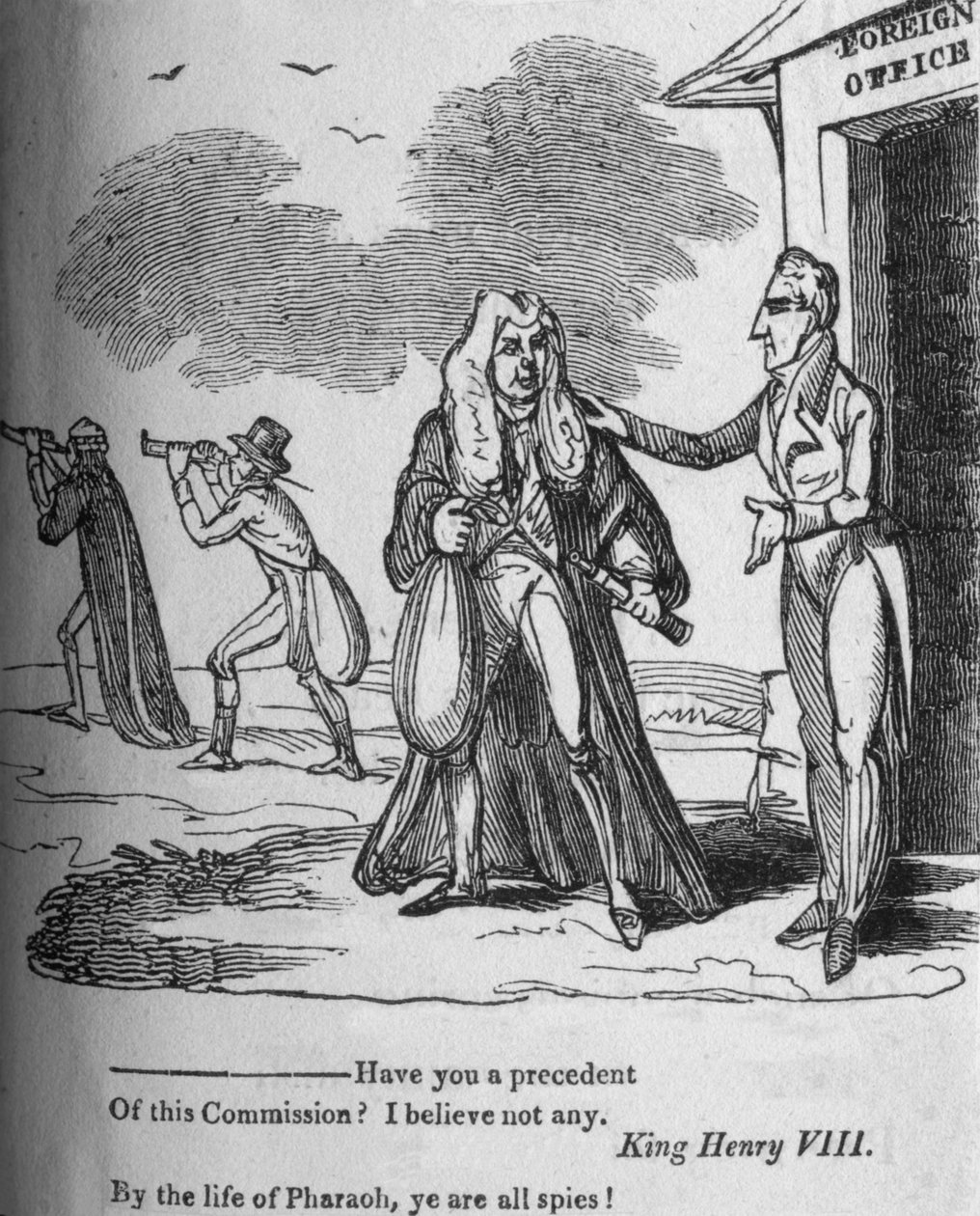 Har du ett prejudikat för denna kommission tror jag inte på något, c1820. av Unbekannt