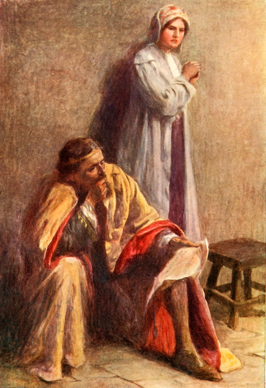 "Han kunde inte hitta ett ord att säga", 1917. av Unbekannt