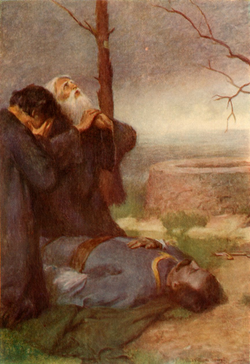 "Han beklagade högt Markos öde", 1917. av Unbekannt