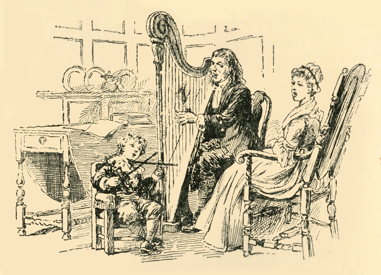 Han imiterade fiolspelet, 1907. av Unbekannt