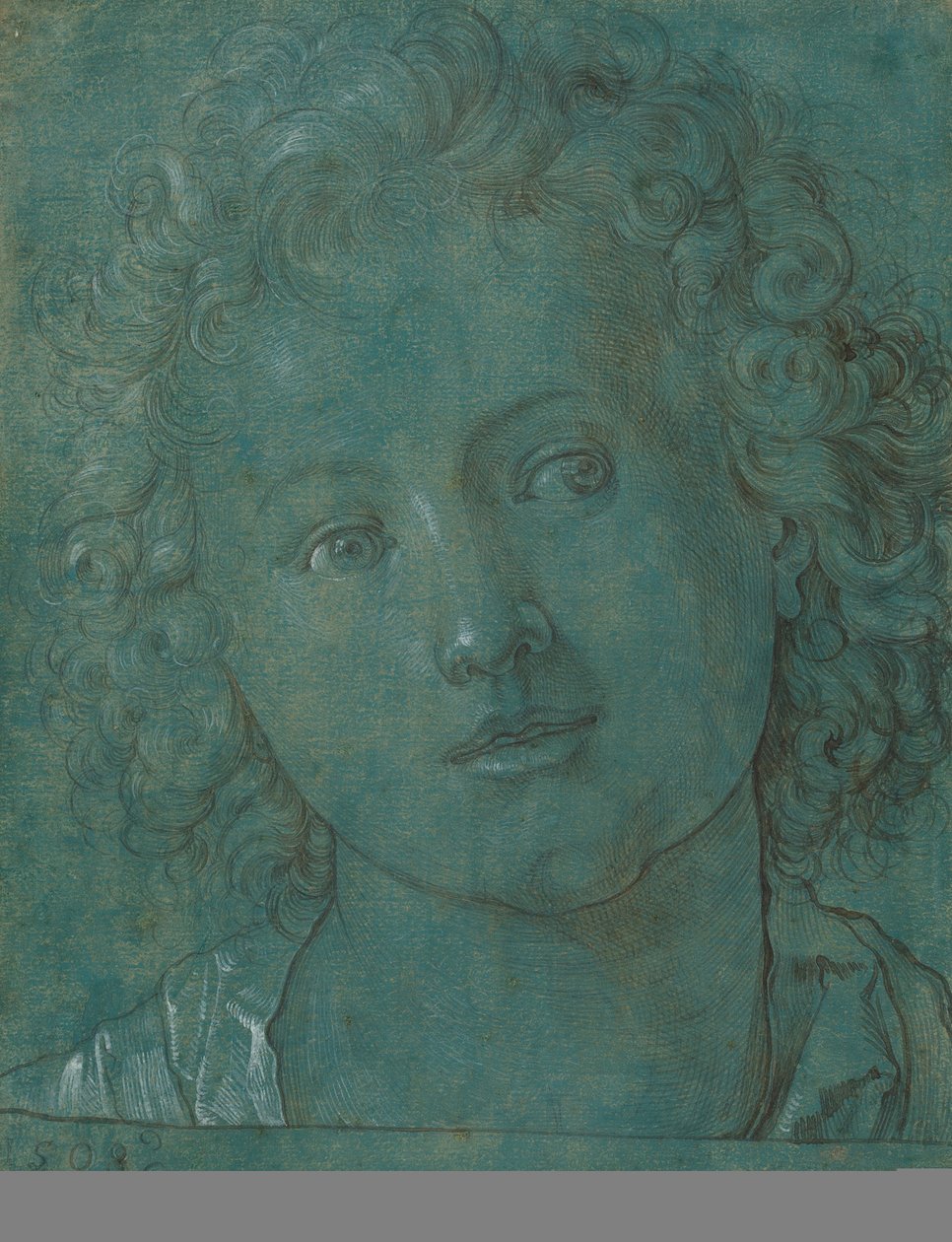 Head of a Boy, andra hälften av 1500-talet. av Unbekannt
