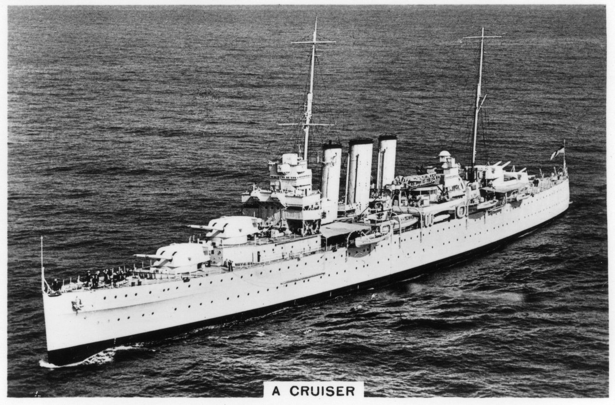 Tung kryssare HMS Devonshire, 1937 av Unbekannt
