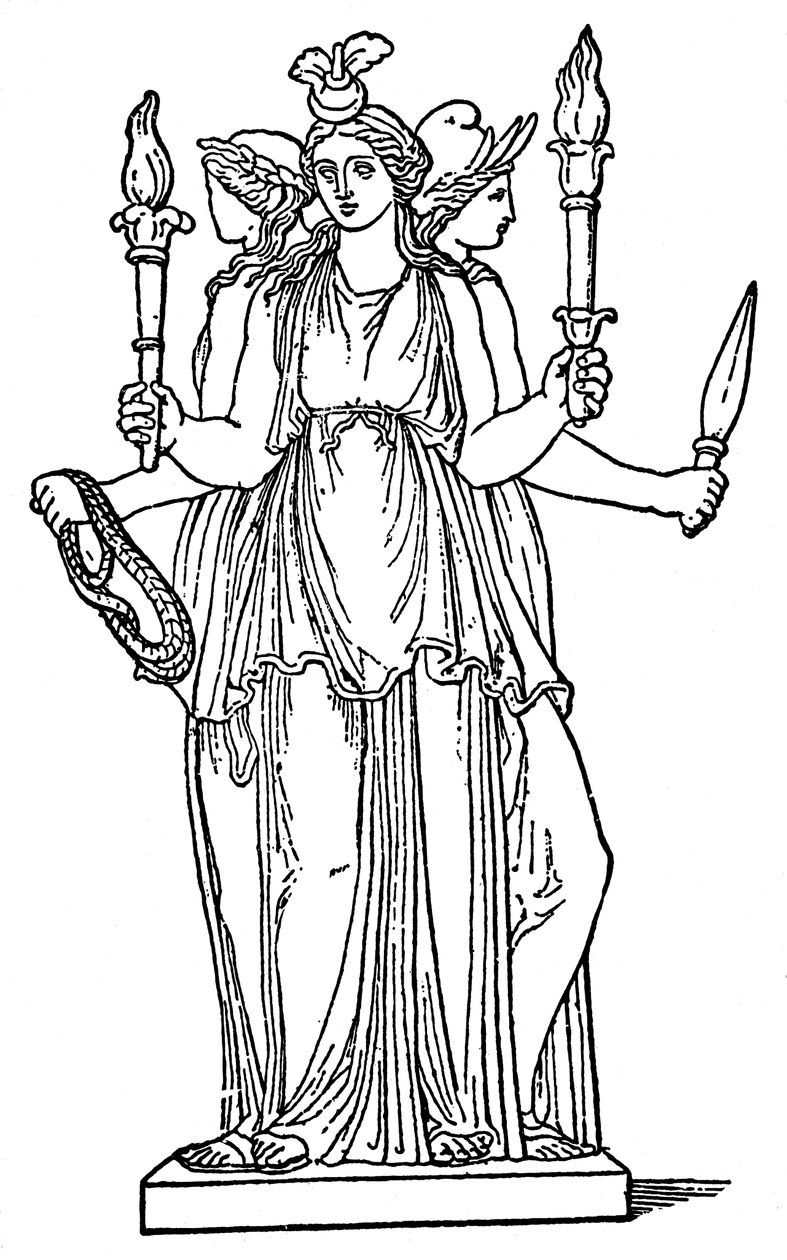 Hecate, gudinna magi, spöken och häxkonst av Unbekannt