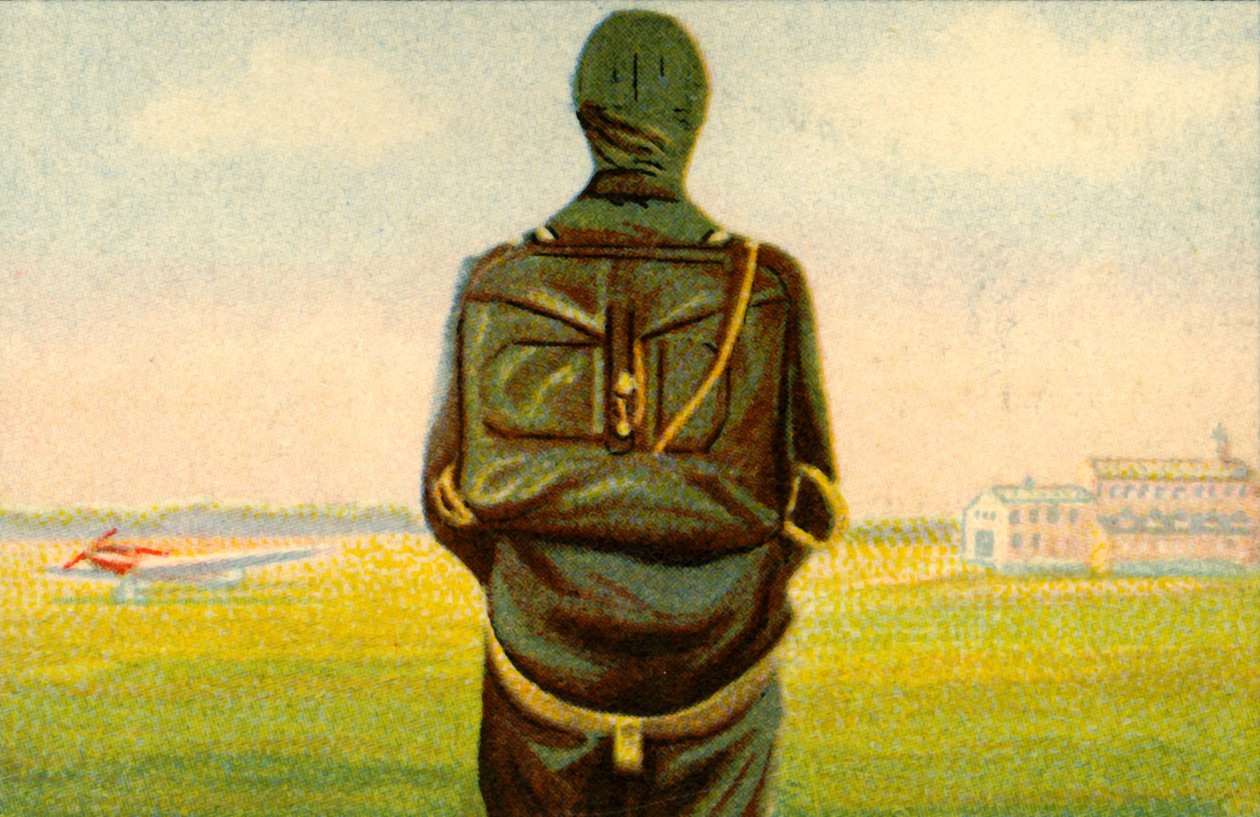 Heinecke fallskärm, c1918, 1932. av Unbekannt