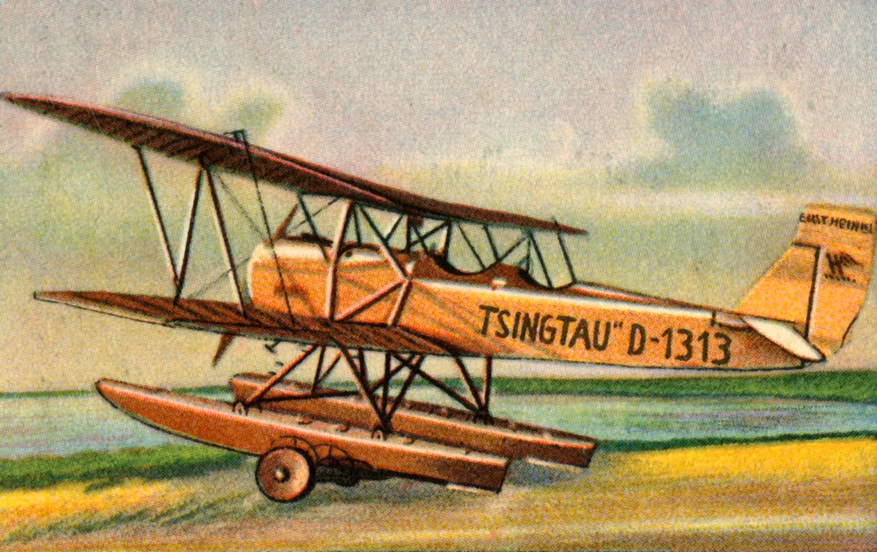 Heinkel HD 24 W Tsingtau sjöflygplan, 1920-talet, 1932. av Unbekannt