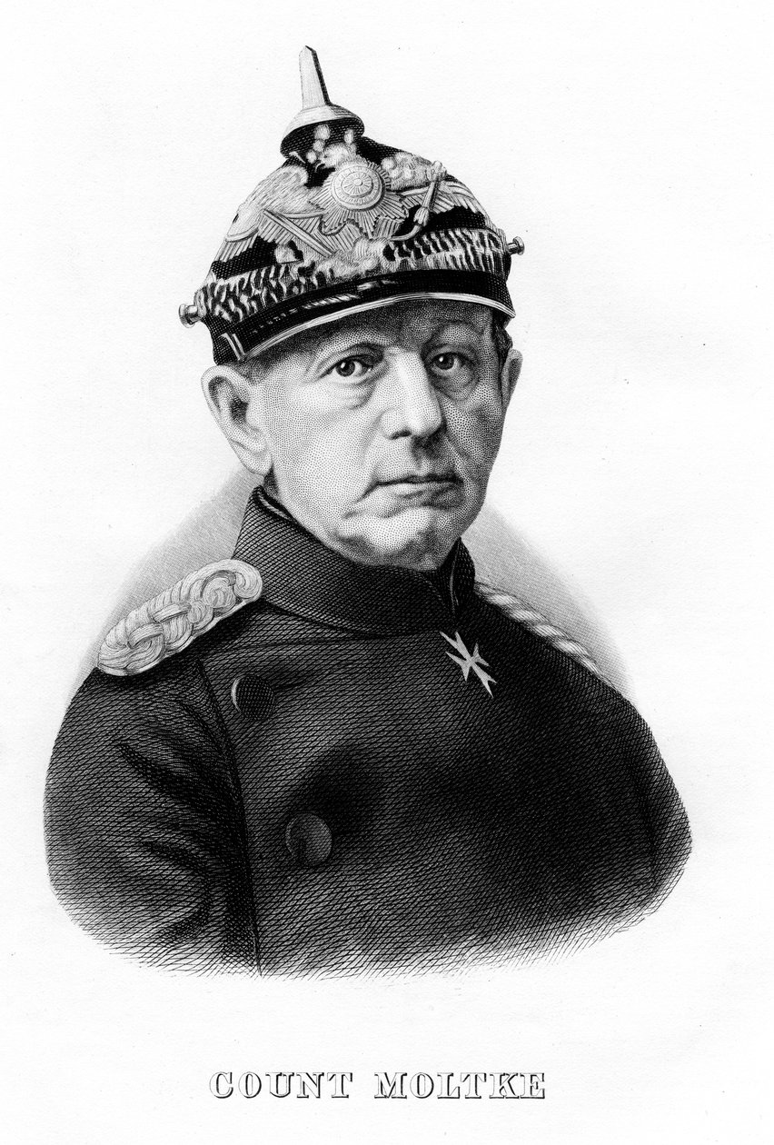 Helmuth Karl Bernhard von Moltke, tysk fältmarskalk, 1800-talet av Unbekannt