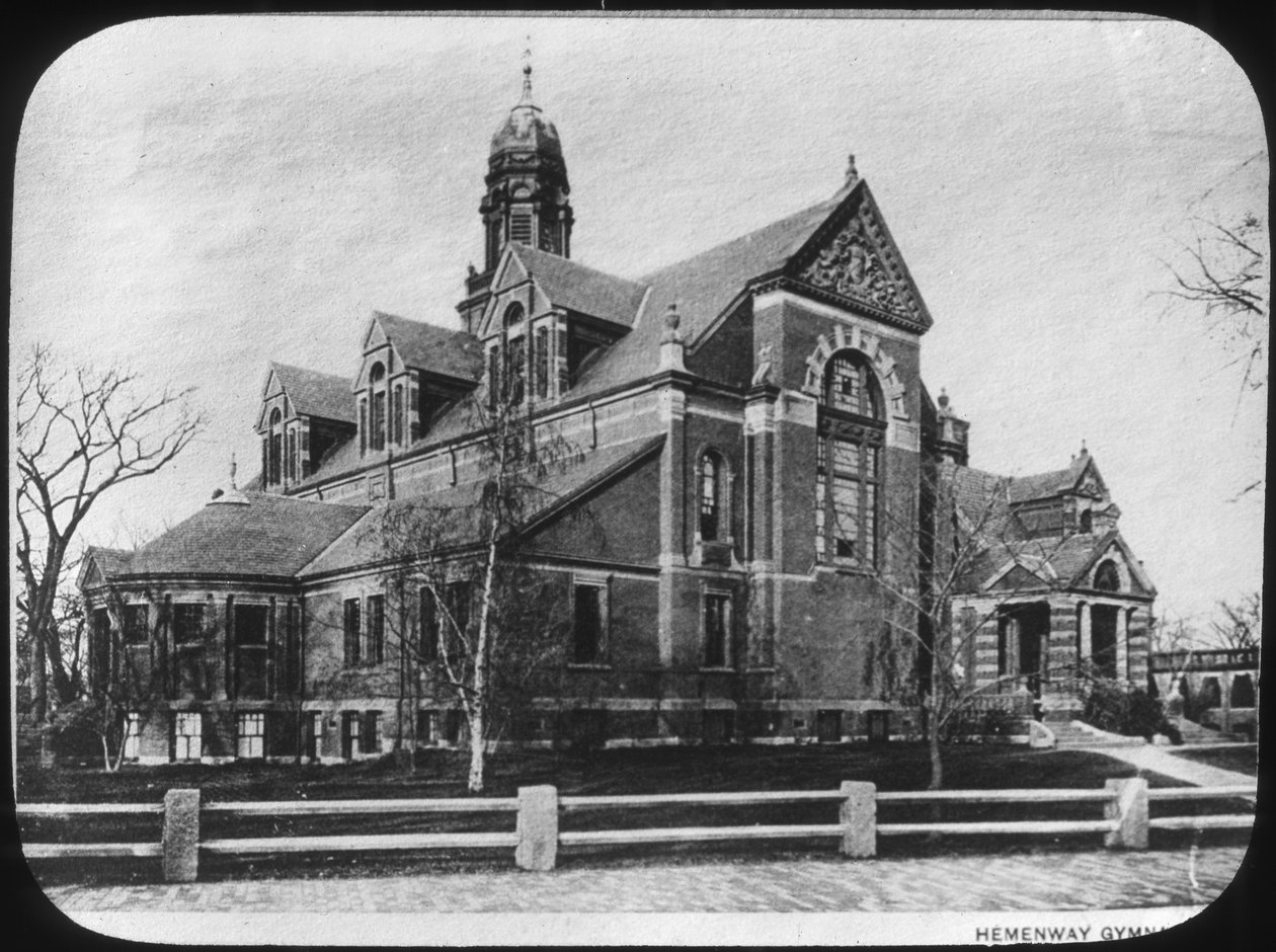 Hemenway Gymnasium, Harvard University, Massachusetts, USA, sent 1800- eller tidigt 1900-tal av Unbekannt