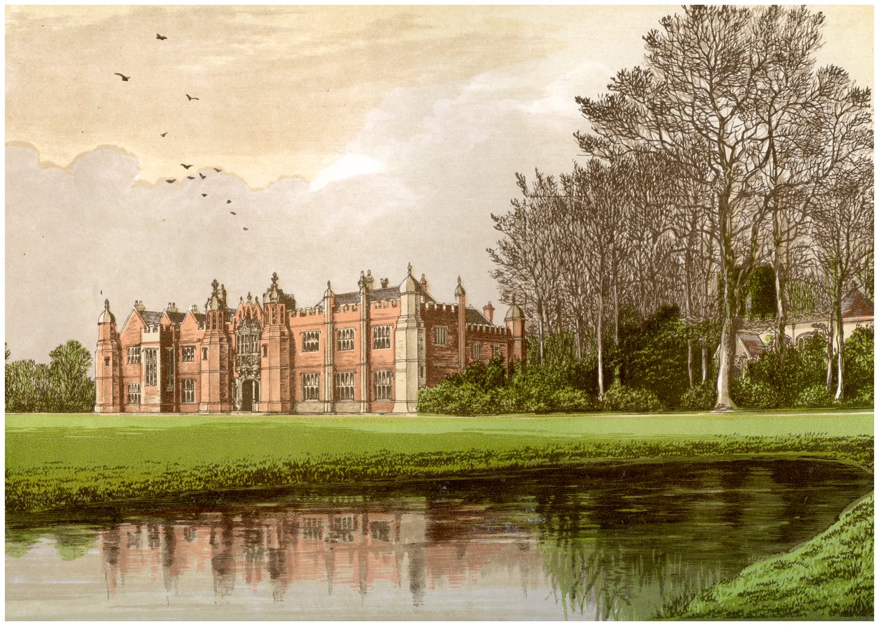 Hengrave Hall, Suffolk, hem för familjen Gage, c1880 av Unbekannt