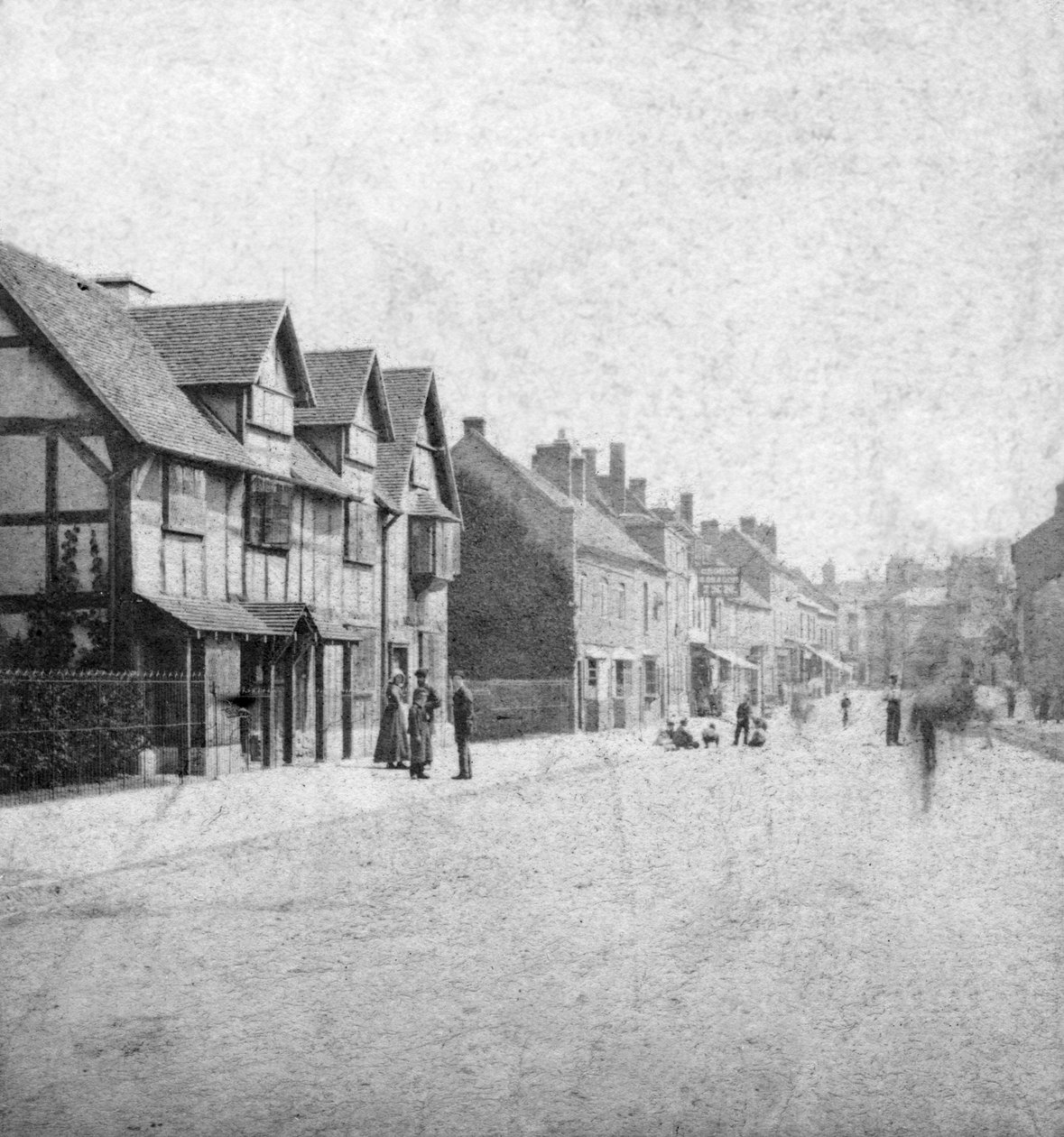 Henley Street, Stratford-upon-Avon, Warwickshire, sent 1800-tal av Unbekannt