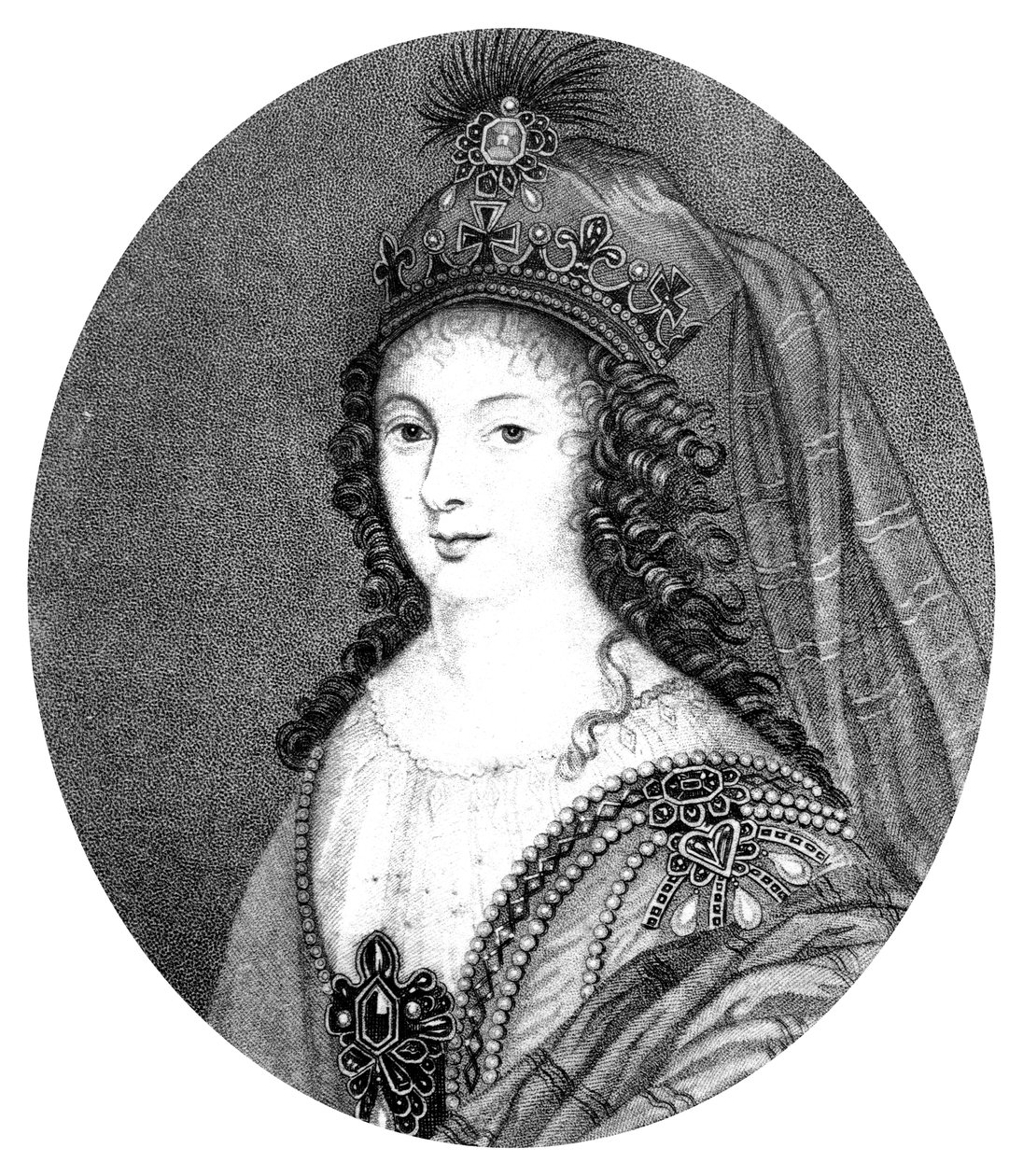 Henrietta, hertiginna av Orleans, 1799 av Unbekannt