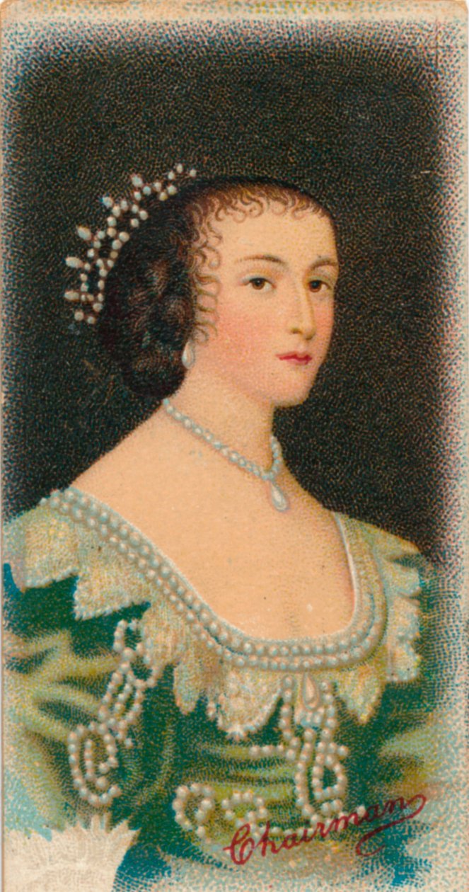 Henrietta Maria av Frankrike 1609-1669, drottninggemål av England, Skottland och Irland, 1912 av Unbekannt