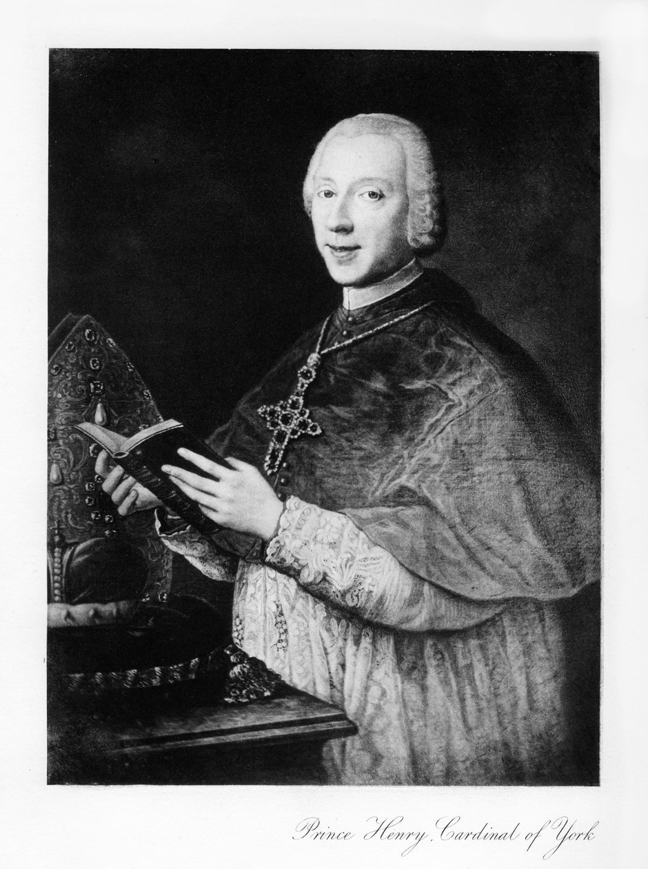 Henry Benedict Stuart som kardinal hertig av York, 1907 av Unbekannt