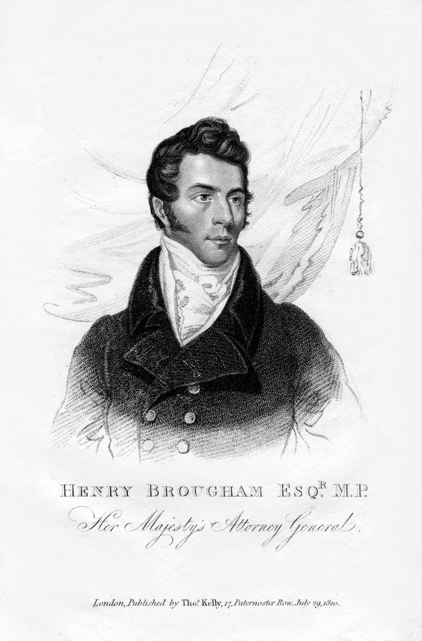 Henry Brougham, justitieminister, 1820 av Unbekannt