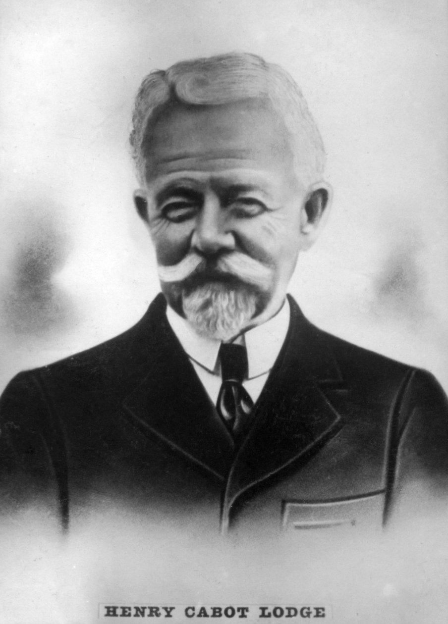 Henry Cabot Slim Lodge 1850-1924, amerikansk republikansk senator och historiker, c1910 av Unbekannt