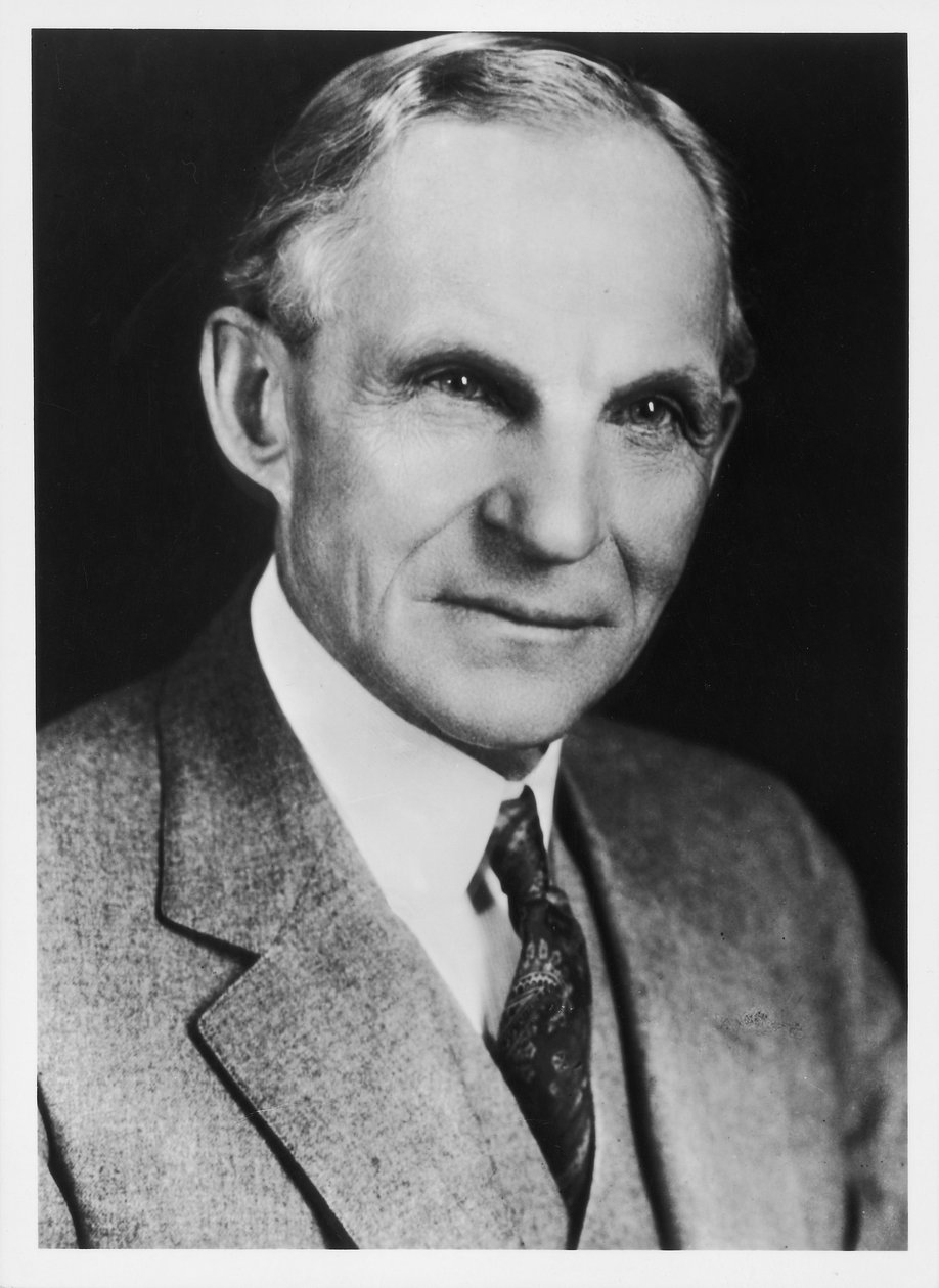 Henry Ford, amerikansk bilingenjör och tillverkare, 1908 av Unbekannt