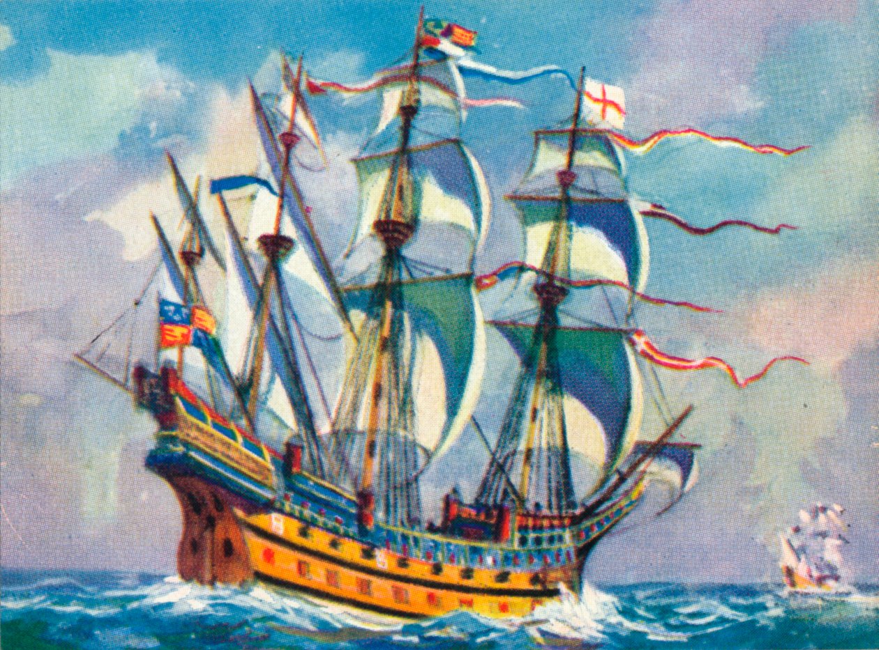 Henry Grace a Dieu Henry Grace of God, även känd som Great Harry, engelsk carrack eller great ship av Unbekannt