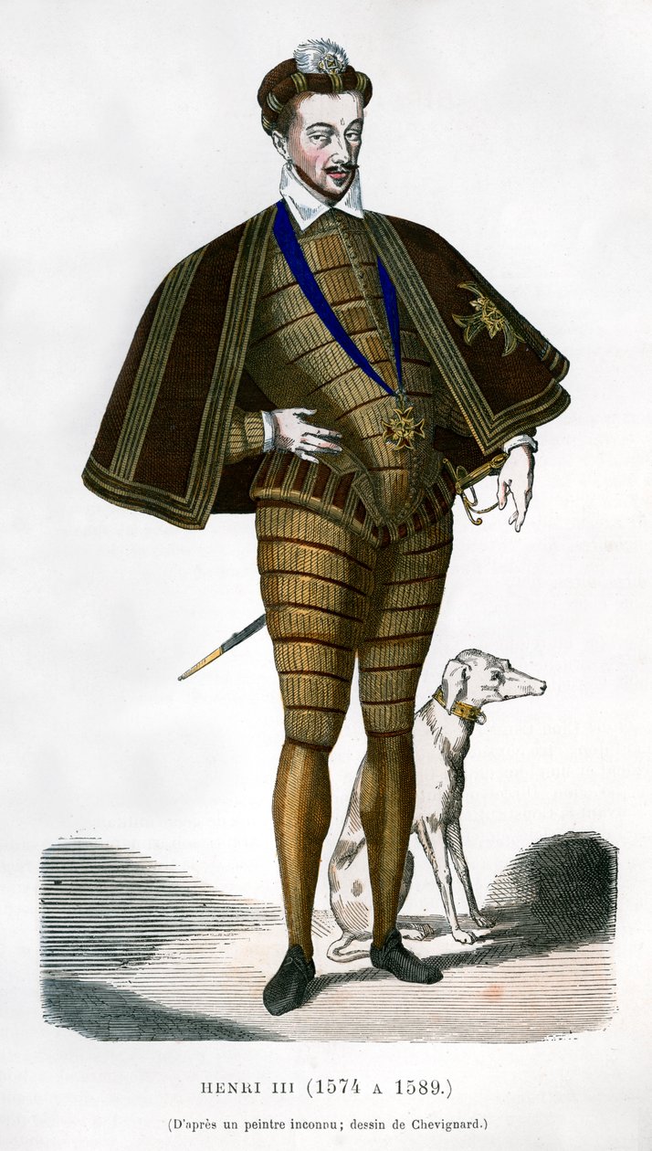 Henrik III, Frankrikes kung, 1500-talet 1882-1884 av Unbekannt