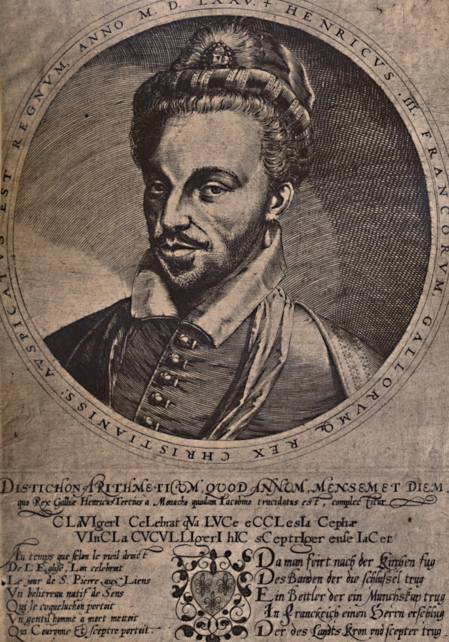 Henrik III, kung av Frankrike, c1500-talet 1894 av Unbekannt
