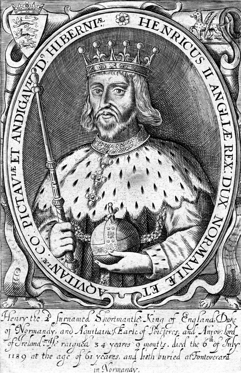 Henrik II, kung av England av Unbekannt