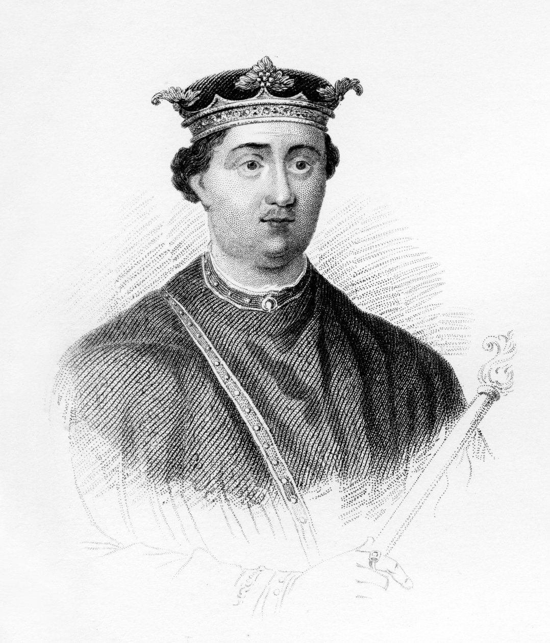 Henrik II, kung av England, c1850 av Unbekannt