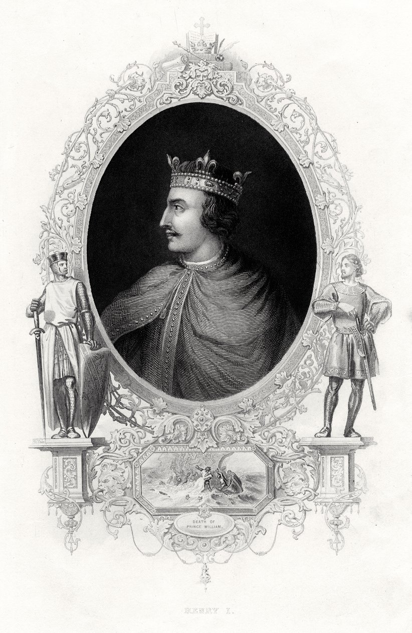 Henrik I, kung av England, 1860 av Unbekannt