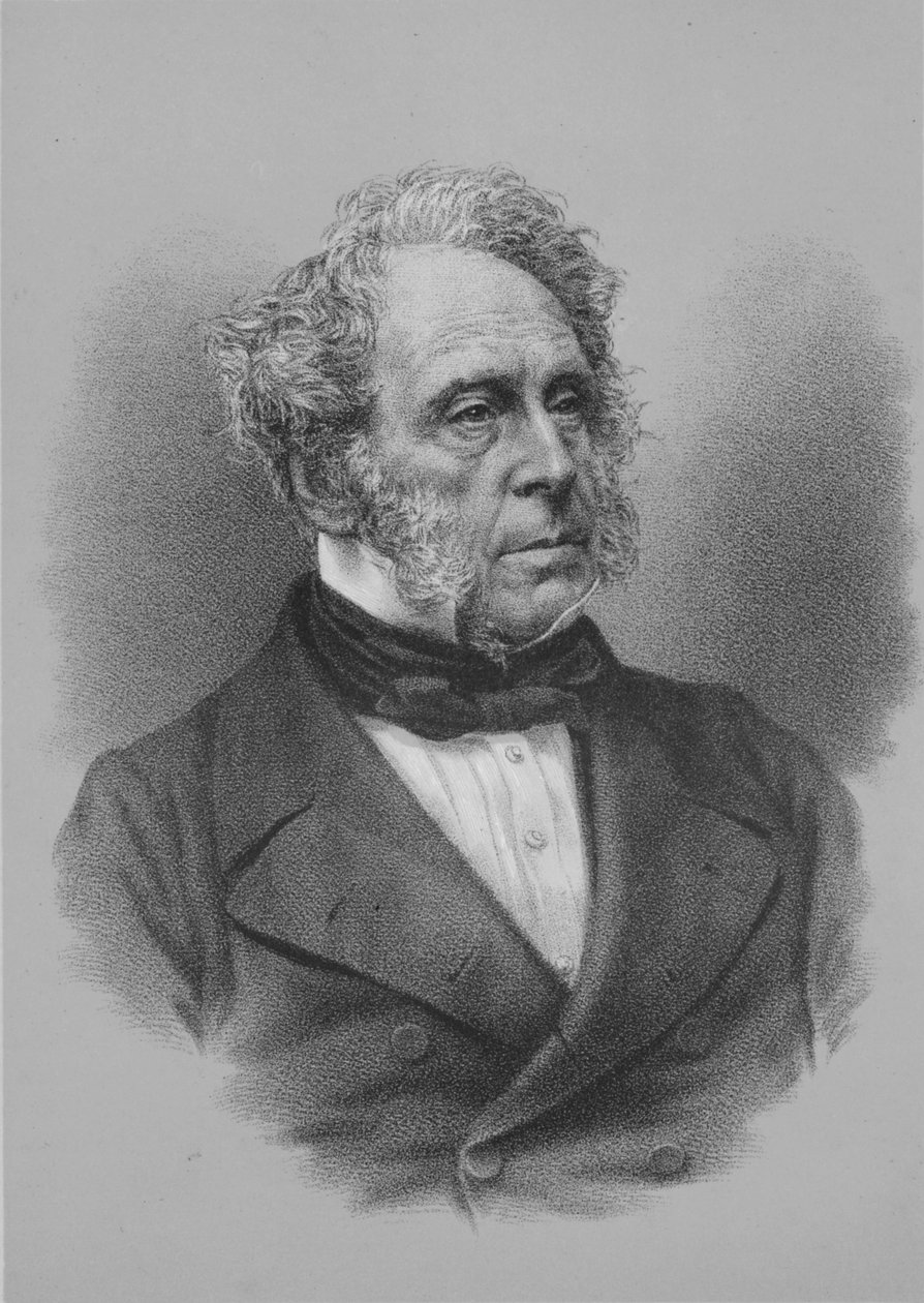 Henry John Temple, 3:e Viscount Palmerston, brittisk statsman, c1857 1936 av Unbekannt