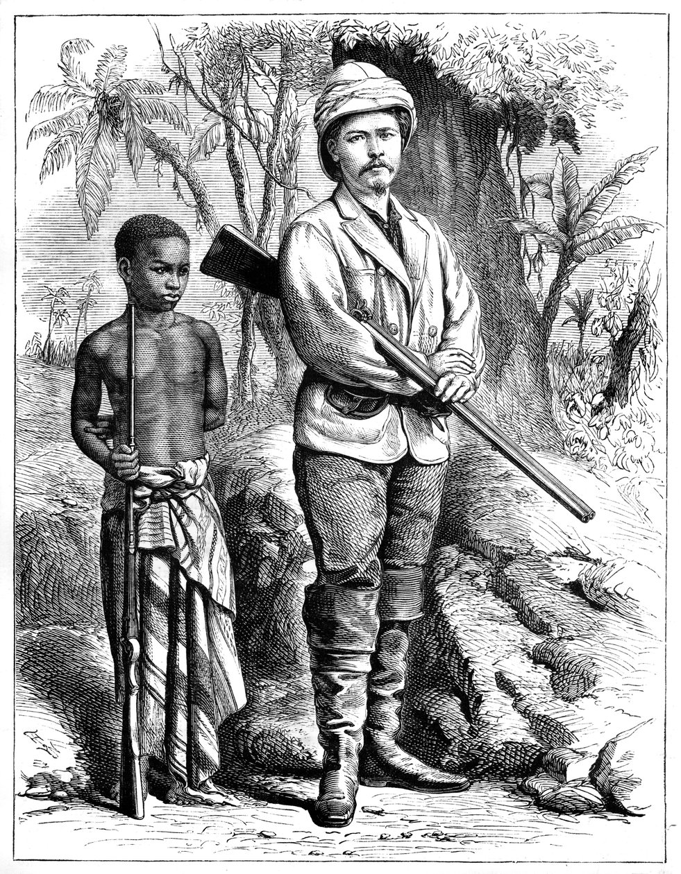 Henry Morton Stanley 1841-1904, walesisk journalist och upptäcktsresande, 1800-talet av Unbekannt