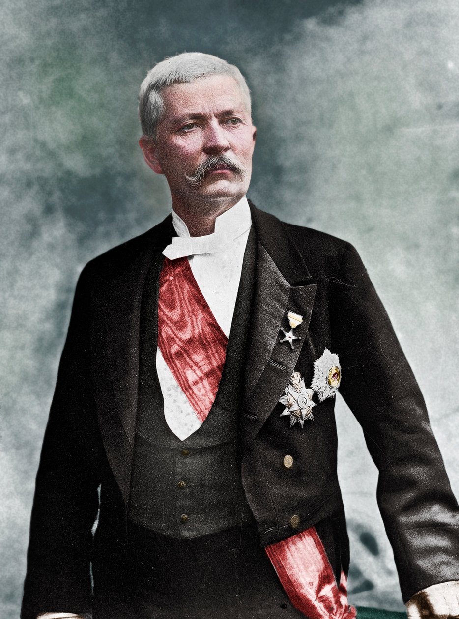 Henry Morton Stanley, walesisk journalist och upptäcktsresande, sent 1800- eller tidigt 1900-tal av Unbekannt