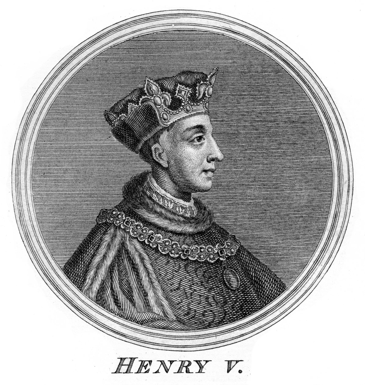 Henrik V, kung av England av Unbekannt