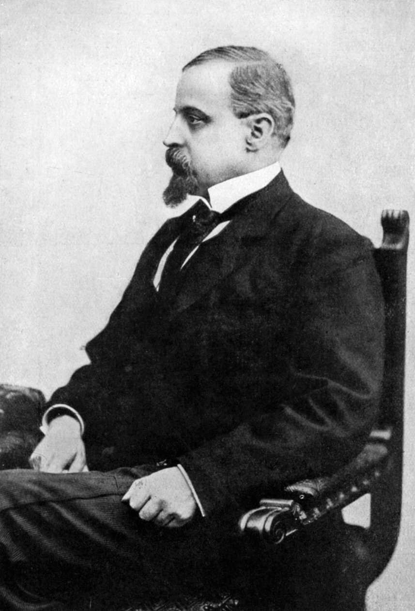 Henryk Sienkiewicz, polsk romanförfattare och publicist, sent 1800-tal, c1920 av Unbekannt