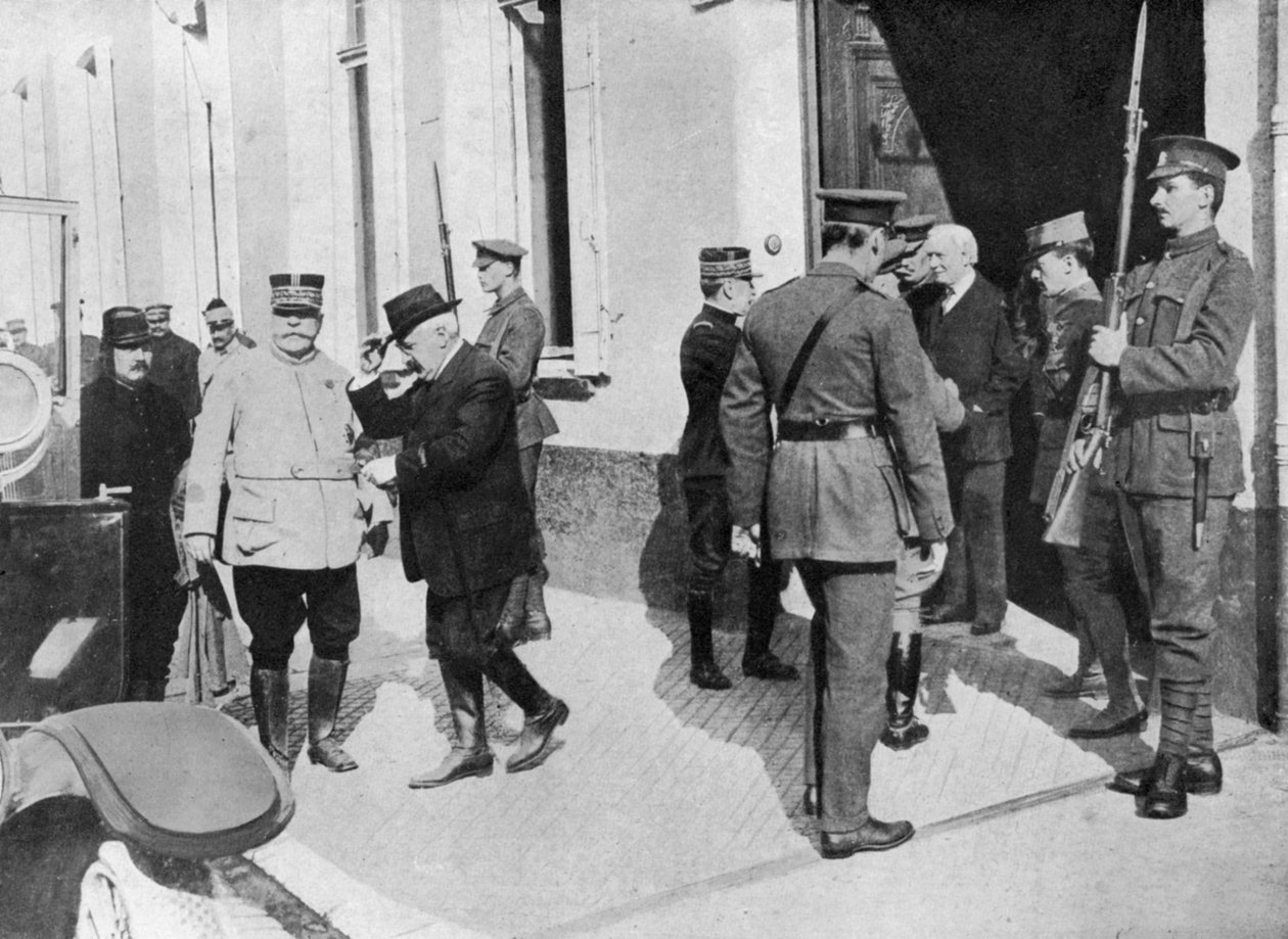 Herbert Asquith vid fronten, första världskriget, 1914-1916, c1920 av Unbekannt