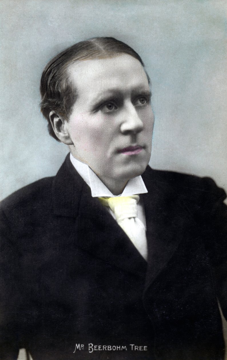 Herbert Beerbohm Tree 1852-1917, engelsk skådespelare och teaterchef, tidigt 1900-tal av Unbekannt
