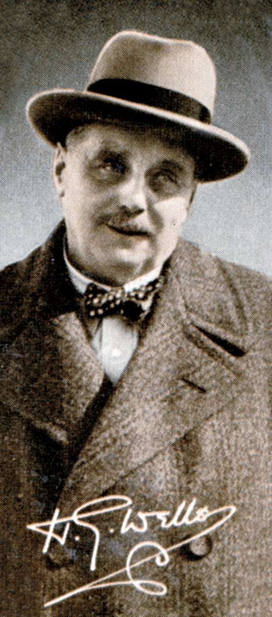 Herbert George HG Wells 1866-1946, engelsk författare, 1935 av Unbekannt