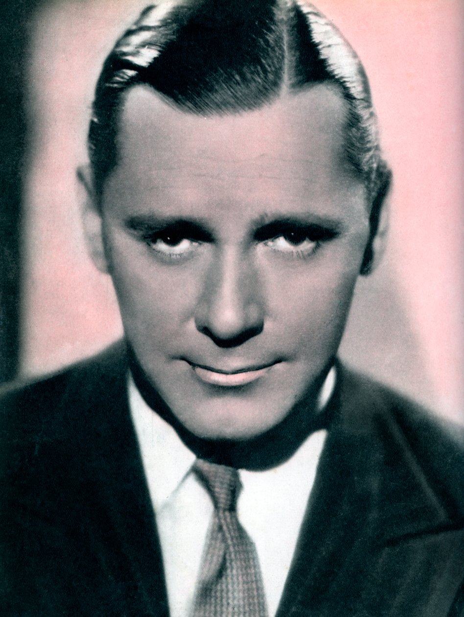 Herbert Marshall, brittisk film- och teaterskådespelare, 1934-1935 av Unbekannt