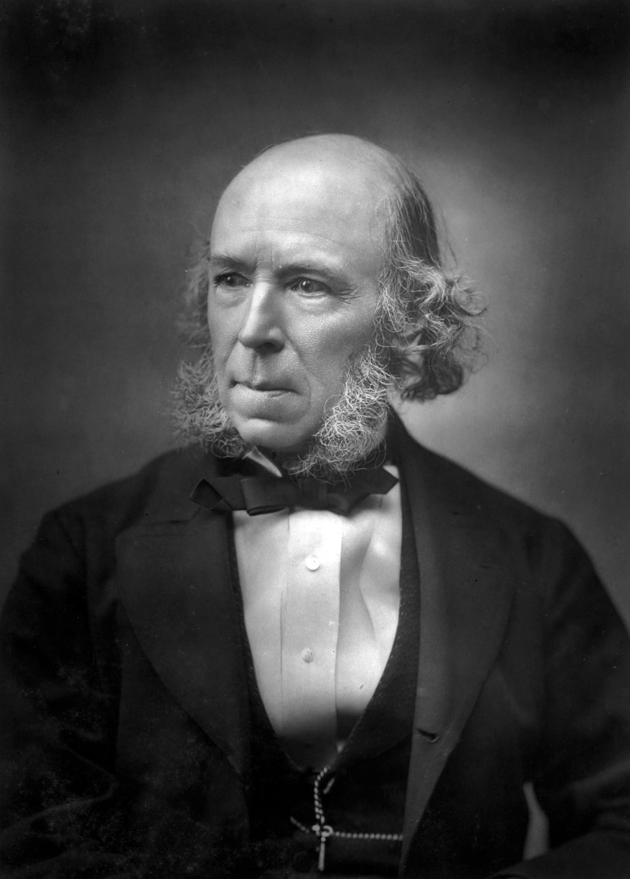 Herbert Spencer 1820-1903, sent 1800-tal av Unbekannt