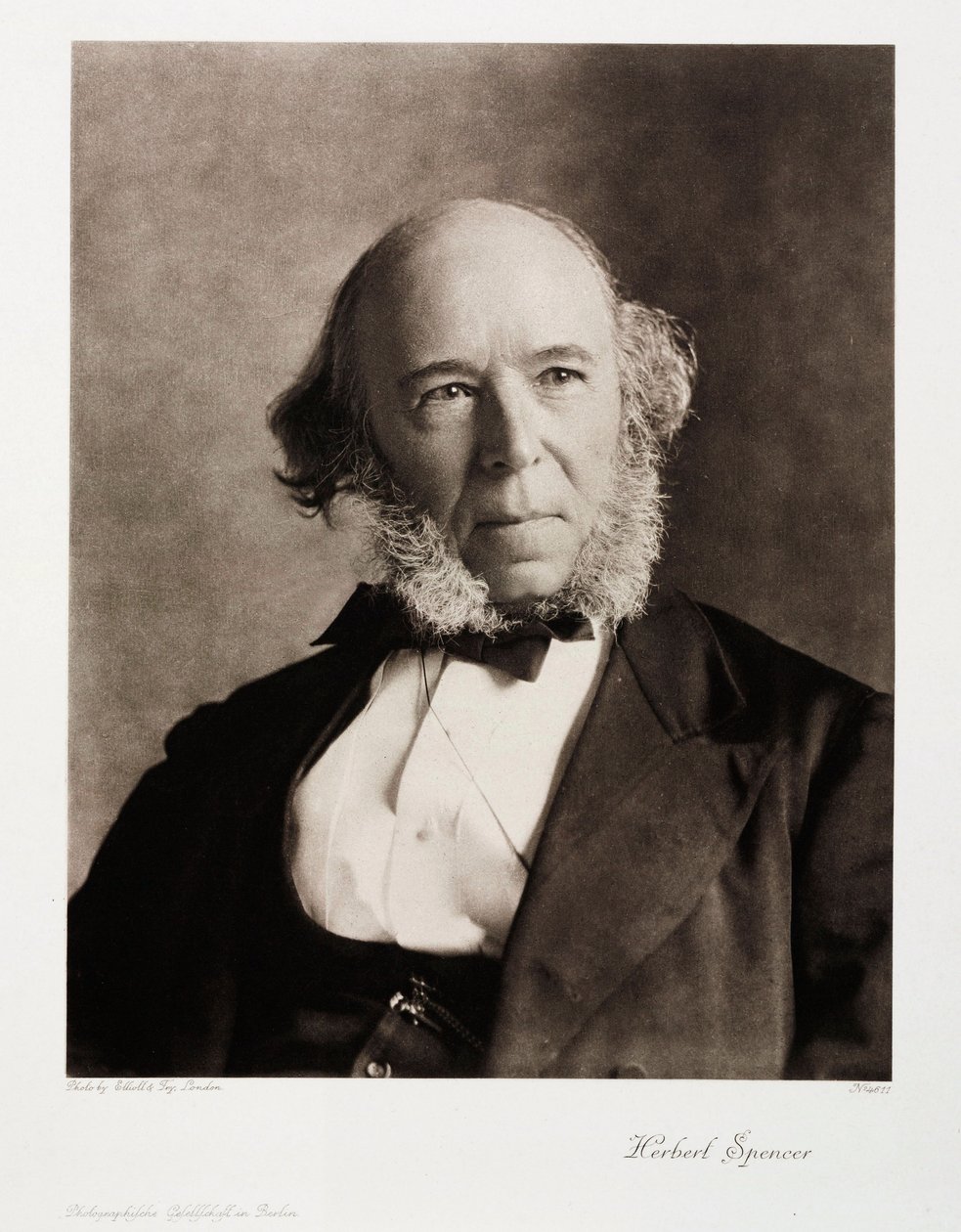 Herbert Spencer, engelsk socialfilosof av Unbekannt