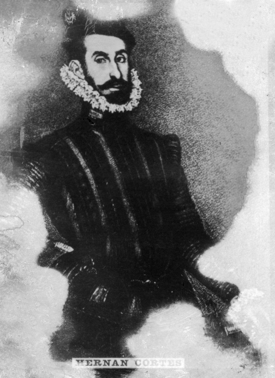 Hernan Cortes, 1485-1547, 1920-talet av Unbekannt