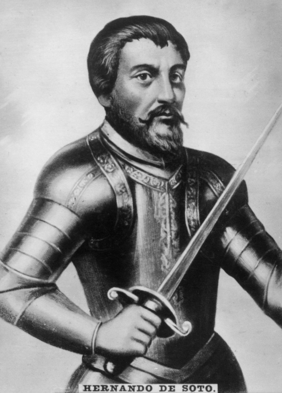 Fernando de Soto, 1496-1542, 1920-talet av Unbekannt