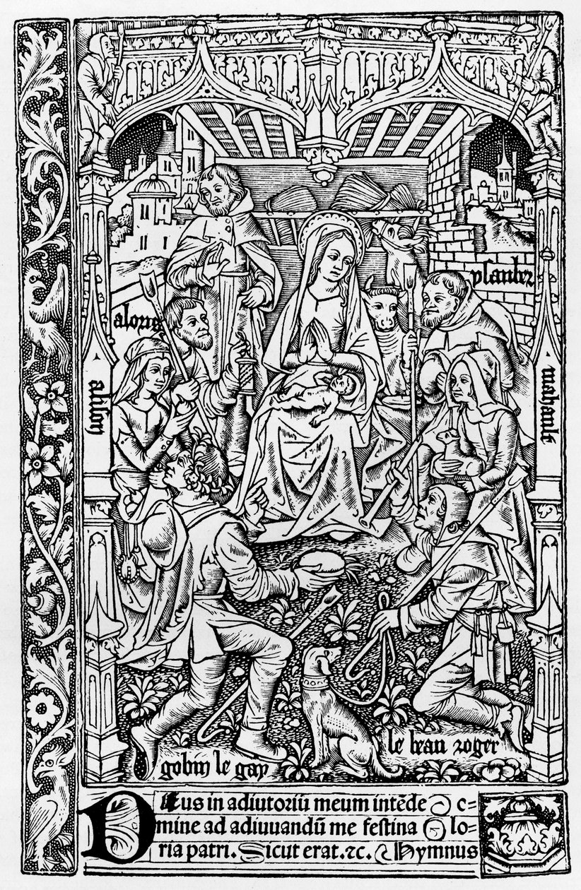 Timmar till användning av Romme, Paris, Pigouchet för Vostre, 20 december, 1502, 1910 av Unbekannt