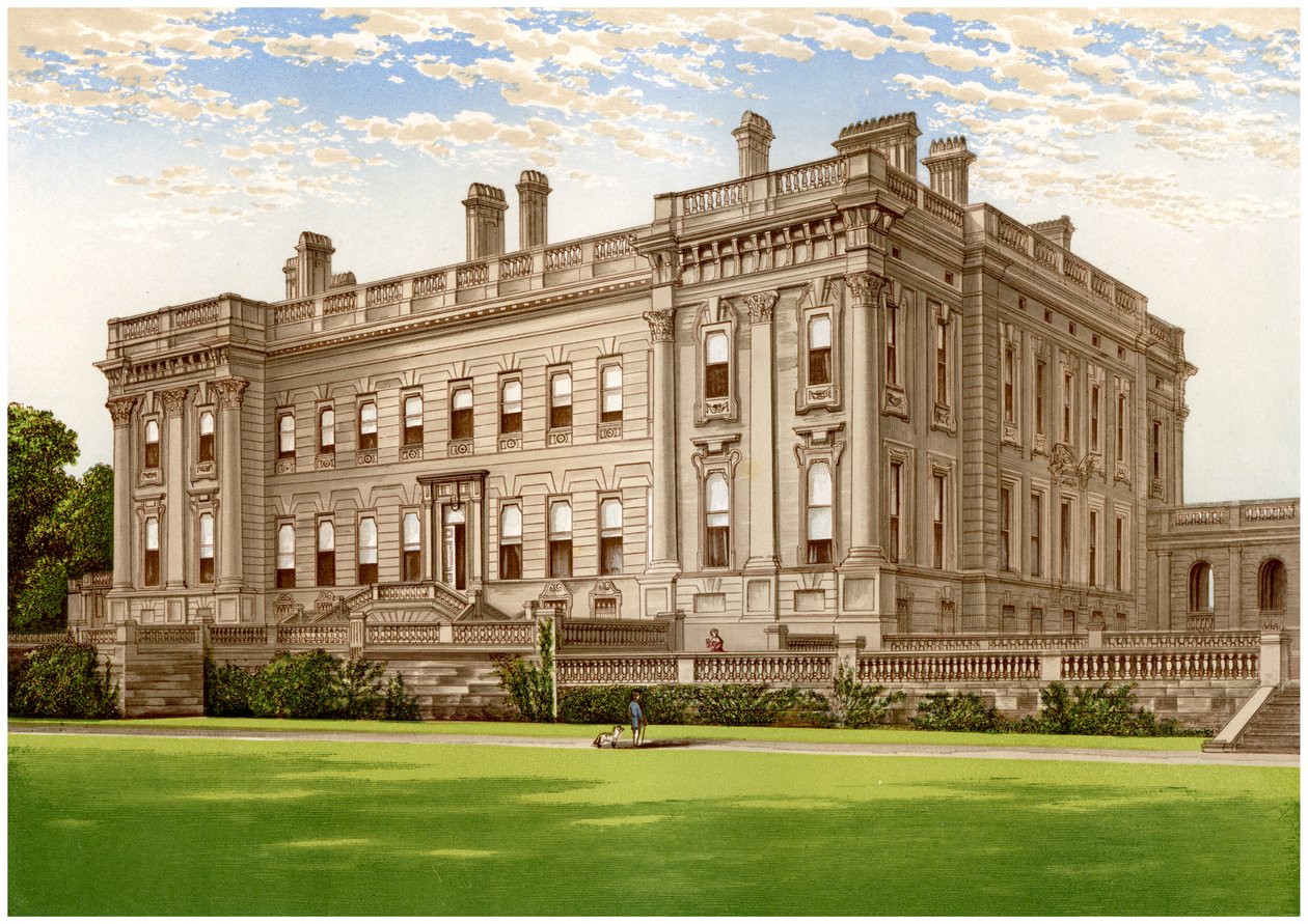 Heythrop, Oxfordshire, hem för familjen Brassey, c1880 av Unbekannt
